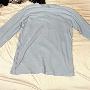 South Pole knit long sleeve baby blue